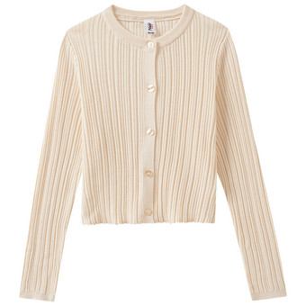 Mädchen Strickjacke mit Knopfleiste