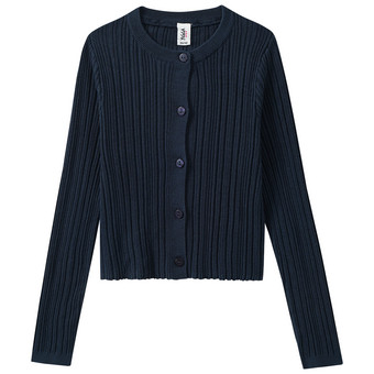 Mädchen Strickjacke mit Knopfleiste