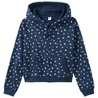 Mädchen Sweatjacke mit Kapuze