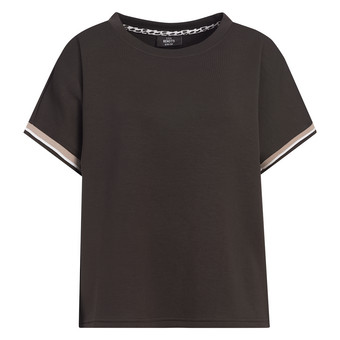 Damen Modal-T-Shirt unifarben