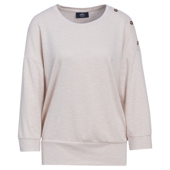 Damesshirt met sierknopen
