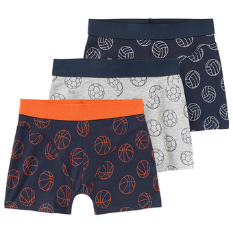 3 Jungen Boxer mit elastischem Webbund