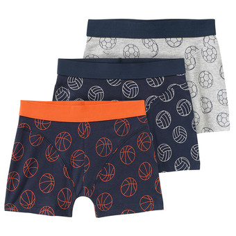 3 Jungen Boxer mit elastischem Webbund