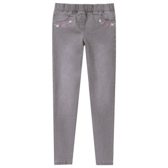 Mädchen Jeggings mit Stickerei