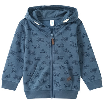 Baby Sweatjacke mit Allover-Print