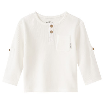 Baby Langarmshirt in Piqué-Qualität