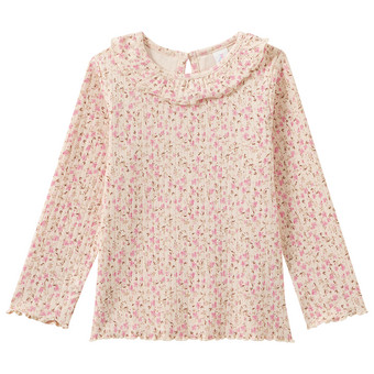 Baby Langarmshirt mit Millefleur-Muster