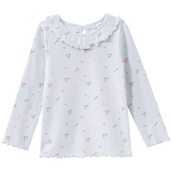 Baby Langarmshirt mit Millefleur-Muster