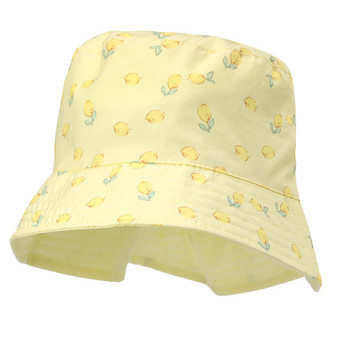 Baby Hut mit Zitronen-Print