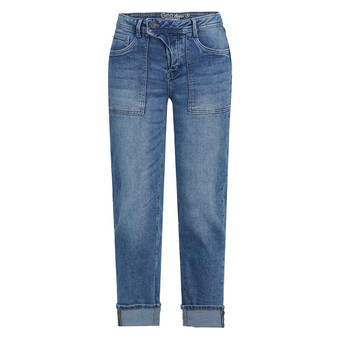 Damen Boyfriend-Jeans mit Knopfleiste