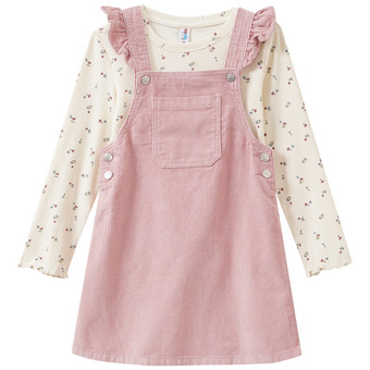 Mädchen Set mit Blumen-Muster