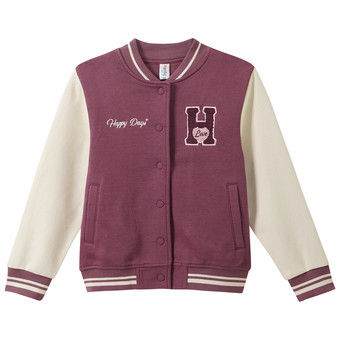 Mädchen Collegejacke mit Stickerei