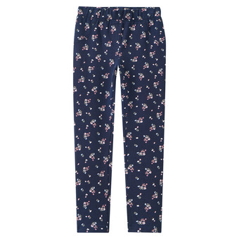 Mädchen Sweat-Leggings mit Blumen-Allover