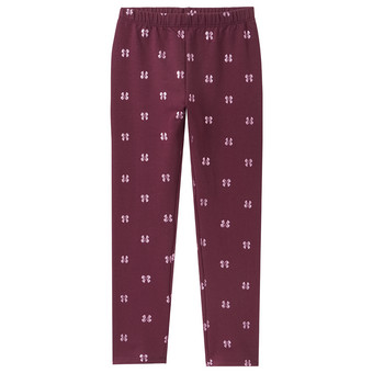 Mädchen Leggings mit Schleifen-Print