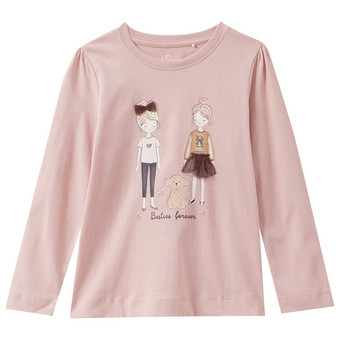 Mädchen Langarmshirt mit Print