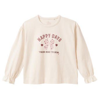 Mädchen Langarmshirt mit Print