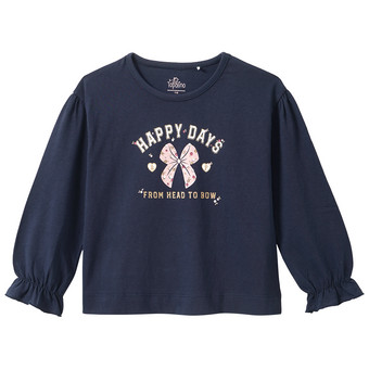 Mädchen Langarmshirt mit Print