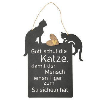 Deko-Schild mit Schriftzug