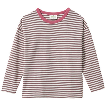 Mädchen Langarmshirt mit Streifen