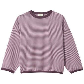 Mädchen Sweatshirt mit Streifen