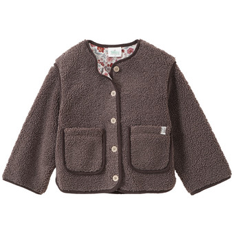 Mädchen Teddyjacke mit abnehmbaren Ärmeln