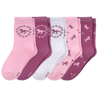 5 Paar Mädchen Socken mit Bio-Baumwolle