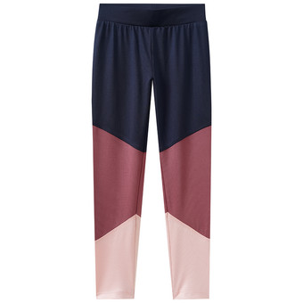 Mädchen Sport-Leggings mit Farbteiler