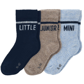 3 Paar Baby Socken mit Schriftzug