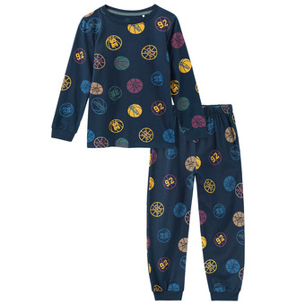 Pyjama voor jongens met balmotieven