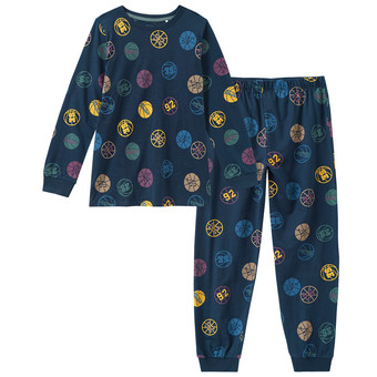 Pyjama voor jongens met balmotieven