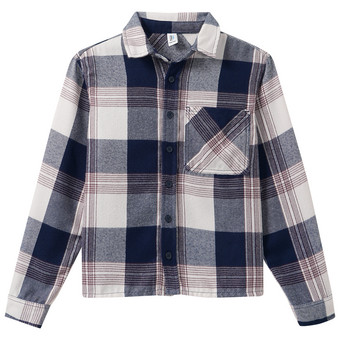 Jungen Hemd mit Karo-Muster