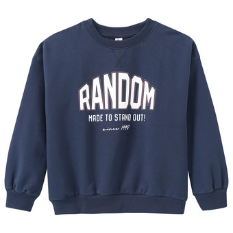 Jungen Sweatshirt mit Brust-Print