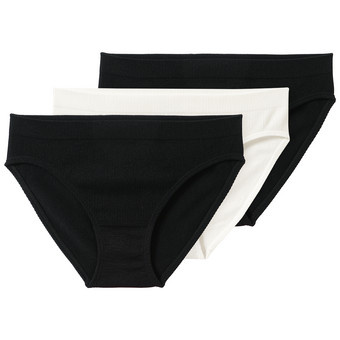 3 Mädchen Seamless-Slips im Set