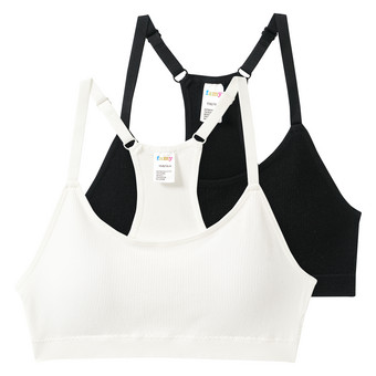 2 Mädchen Seamless-Bustiers mit Pads