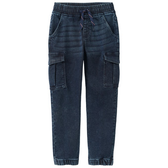 Pull-on jongensjeans met stretch