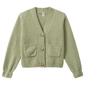 Mädchen Strickjacke aus Chenille