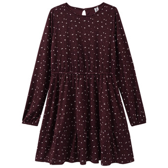Mädchen Kleid mit Allover-Motiv