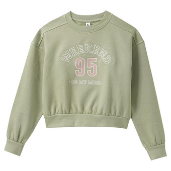 Mädchen Sweatshirt mit Stickerei