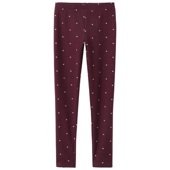 Mädchen Sweatleggings mit Herzchen-Print