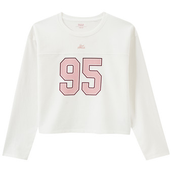 Mädchen Langarmshirt im College-Style