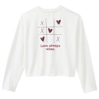 Mädchen Langarmshirt mit Rücken-Print