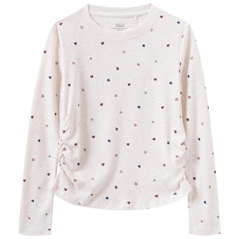 Mädchen Langarmshirt mit Allover-Print