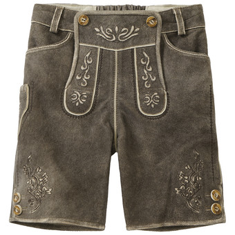 Jungen Lederhose mit Stickereien