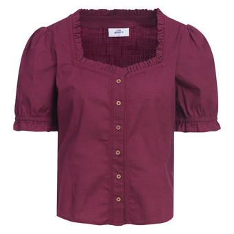 Damen Trachtenbluse mit weitem Ausschnitt