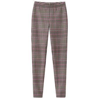 Mädchen Thermo-Leggings in kariertem Design