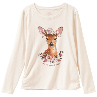 Meisjes-shirt met lange mouwen