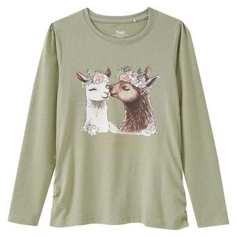 Meisjes-shirt met lange mouwen