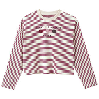 Mädchen Langarmshirt mit Applikation