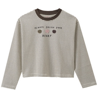 Mädchen Langarmshirt mit Applikation
