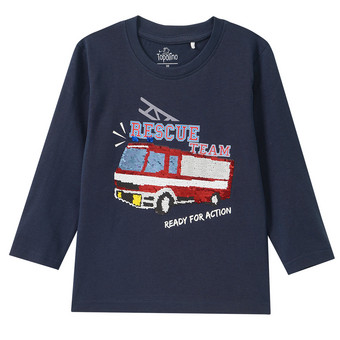 Jongens-T-shirt met lange mouwen